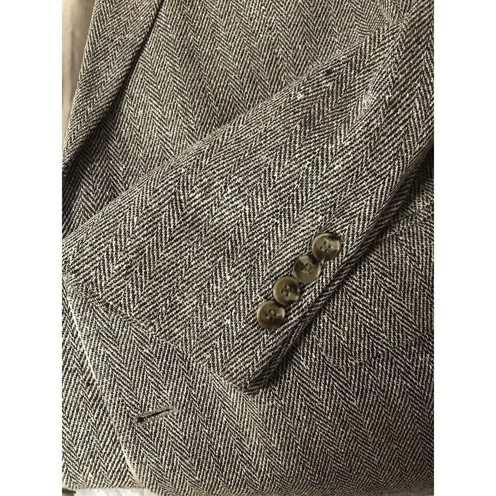 Holbrook Suit Jacket 44L 100%‎ Silk Tweed